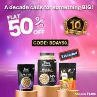 True Elements Bithday Sale 50% discount on min 1499/- purchase