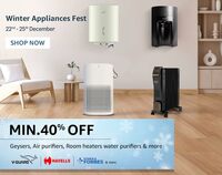 Winter Appliances Fest: Min 40% off (22nd - 25th Dec)