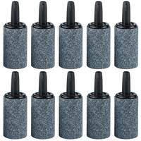 Pawfly 1 Inch Air Stone 10 Pieces Cylinder Bubble Diffuser Airstones 


