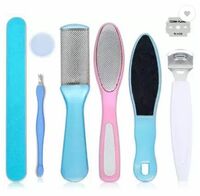 DAZCH Pedicure Kit,Foot Scrubber for Dead Skin, Callus Remover, Foot Scraper, Foot File, Pitchfork, Filer for Nail Repair tool