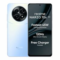 Realme NARZO 70x 5G (Ice Blue, 6GB RAM,128GB Storage)|120Hz Ultra Smooth Display