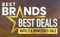 Makemytrip Best Brands Best Deals Hotels & Homestays Sale - Upto 50% off + Additional Bank offers