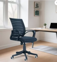 Medallion Comfortable Revolving Adjustable Height Office Executive Chair Nylon Office Arm Chair