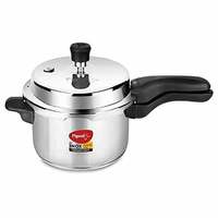 Pigeon Inox Stainless Steel Induction Base Pressure Cooker 3 L with Outer Lid