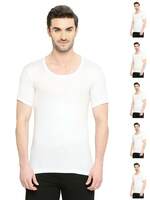 (Price Error) VIP Men Round Neck Cotton Vest (Pack of 6, 4XL)