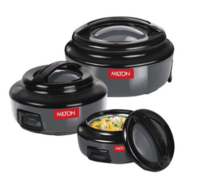 Milton Grey Set of 3 Ernesto Inner Steel Jr. Casseroles