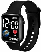 Acnos : 6 Colours Luminous LED Display Children Digital Watches