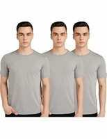 Amazon Brand - Symbol Men's Solid Cotton T Shirt - Combo Pack of 3 (Available in Plus Size)