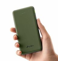 URBN Power Bank 10,000mAh - Ultra Slim, 22.5W Two Way Fast Charging, Triple Output, Dual Type C PD, 12 Layers Circuit Protection, BIS Certified, 6 Months Warranty Free Type C Cable - Camo