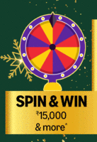 Spin and Win ₹15,000 & more*