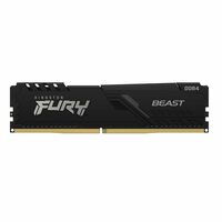 Kingston Fury Beast 16GB 3200MHz DDR4 CL16 Desktop Memory Single Stick KF432C16BB/16, Black