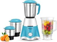 Skystar Supreme Elegant 750 W Juicer Mixer Grinder  (Supreme Elegant | 4 Jars | White Blue)