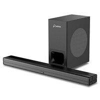 Pebble Arena 12 | BT, Deep Bass, Low Latency, With Sub-woofer 120 W Bluetooth Soundbar  (Black, 2.1 Channel)