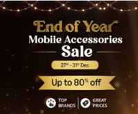 Amazon End Of Year Mobile Accessories Sale - Up to 80% Off