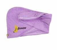 Instamart - Furnofy Microfiber Hair Wrap Towel for Women with Lock - Purple (location specific)