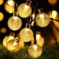 Zepto - DesiDiya LED Crystal Ball String Light - Warm White Romantic Ambiance For Parties & Celebrations(location specific)