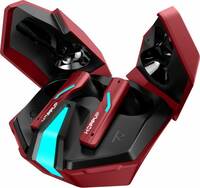 Hoppup Xo6 Gaming Earbuds With 35Ms Low Latency, Rgb Led, 13Mm Drivers (Red, True Wireless)
