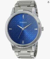 Amazon Brand - Symbol Analog Men's Watch (Dial Colored Strap)