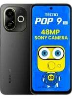 TECNO POP 9 5G Midnight Shadow, 4GB+128GB | Segment's 1st 48MP Sony AI Camera| Segment's 1st 5G with NFC |D6300 5G Processor |4+ Year Lag Free Fluency |5000 mAh Battery |Dual Speaker |Without Charger