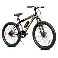 Leader Beast 26T Mountain Cycle for Men (26T, Matt Black)