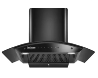 Hindware : 90 IN Auto Clean | Wall Mounted Black 1350 CMH Chimney