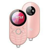 itel Circle 1 | Unique Design with Round Screen Mobile Phone | 500mAh Battery | 1.32" Display BT Call | Rose Gold