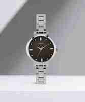 Timex Grey Dial Stainless Steel Analog Watch