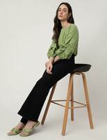 Marks & Spencer Womens Solid Cotton Boat Neck Regular Fit Top