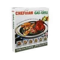 CHEFMAN Gas Grill Indoor Smokeless Barbeque Non-Stick Coating Grill -Black