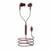 boAt Newly Launched BassHeads 100 C Wired Earphones (Maroon)