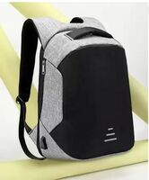 OL SKOOL Anti Theft Backpack Grey Waterproof Backpack  (Grey, 30 L)