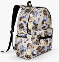 LAXIS School Backpack Compatible For Upto 15" Laptop For Men & Women With Bottle Pocket, Quick Access Pocket, Padded Shoulder Adjustable Straps, Water Resistance & Sturdy Zips