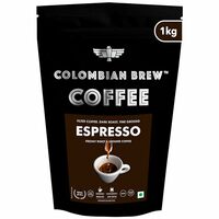 {MRP Error}Colombian Brew Arabica Espresso Filter Coffee Powder- 1kg{Location Specific}