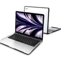 Tizum Laptop Bumper Case for Apple MacBook Pro 13.3 Inch M2 2022, M1 2020, All MacBook Pro 13.3 Inch 2016-2020 with Touch ID, Anti-Slip Transparent Cover, Matte Finish, Easy Port Access, Air Vents