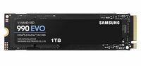 Samsung 990 EVO SSD 1TB, PCIe 5.0 x2 M.2 2280, Speeds Up-to 5,000MB/s, Upgrade Storage for PC/Laptops, HMB Technology and Intelligent Turbowrite MZ-V9E1T0BW, Black