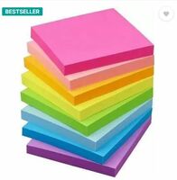 RetailPick 400 Sticky Notes 80 Sheets Regular, 5 Colors  (Set Of 5, Multicolor)