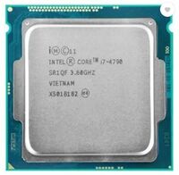 Intel I7 4790 4 GHz LGA 1150 Socket 4 Cores Desktop Processor  (Silver)