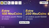 Tata Neu Pay Day Sale Bonanza January 2025 | 100-250 NeuCoins on orders above Rs.1000