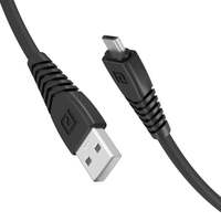 Zepto - Portronics Konnect Core Micro USB Cable Tangle-Free with 3A Rapid Charging & 480mbps Data(Black) (location specific)