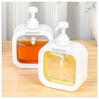 Eightiz Empty Bottle (300 ml) Soap Dispenser for Bathroom Kitchen Large-Capacity Dispensing Bottled Hand Soap Dish Soap Shower Gel Shampoo Washing Powder Replacement Empty Bottle (Pack of 1)