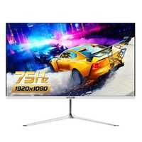 iVOOMi 22 Inch Ultra Slim Flat FHD Monitor for PC with 16.7M Colors and 75Hz Refresh Rate, 1920 x 1080 Pixels, Bezel Less Design, Flicker Free, Includes Wall Mount & HDMI Cable - 3 Year Warranty