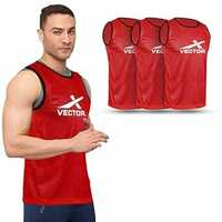 Vector X Training Bibs for Football Soccer Basketball Volleyball for Track and Field Play 