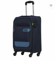 Small Cabin Suitcase (58 cm) 4 Wheels - Wander Weave - Blue