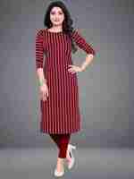 AK Fashion Women Printed A-line Kurta