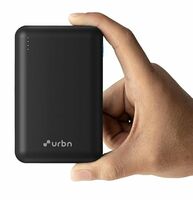 URBN 20000 mAh Premium Black Edition Nano Power Bank | 22.5W Super Fast Charging | Pocket Size| Dual Type C Power Delivery (PD) Output + 1 USB Output for Quick Charge | Two-Way Fast Charge (Black)