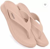 BIRDE  Girls Slip On Slipper Flip Flop  (Beige , 13 - 14 Years)