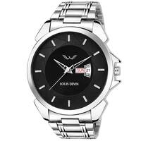 LOUIS DEVIN WT005 Stainless Steel Chain Analog Wrist Watch for Men Apply 2% coupon 