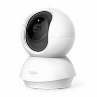 Tapo TP-Link Pan/Tilt Smart Security Camera, Indoor CCTV, 360° Rotational Views, Works with Alexa&Google Home, No Hub Required, 1080p, 2-Way Audio, Night Vision, SD Storage, Device Sharing (TC70)