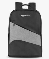 Amazon Basics 15.6" Laptop Backpack | Water-Resistant | Padded Compartments for Laptop & Tablet | Spacious Main Compartment | Comfortable Shoulder Straps & Back Panel | Stylish & Durable (Black)