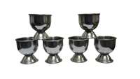 Dynore Stainless Steel Set of 6 Egg Cups Large